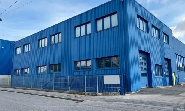 Modern high-bay warehouse