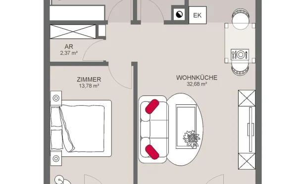 Thumbnail: 8,000 m² park-like complex – top-design new build in Toskanahof – fully furnished!