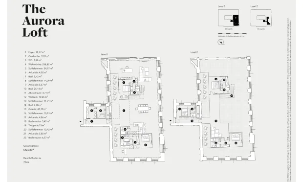 Thumbnail: Imperiales High-End Wohnerlebnis auf ca. 500 m²