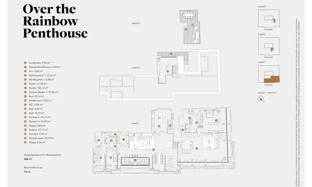Thumbnail: Außergewöhnliches Penthouse mit Wohnerlebnis der Extraklasse