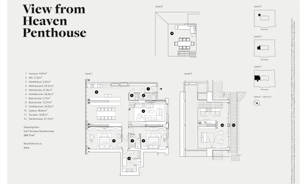 Thumbnail: Modern Arts hoch über Wien: Cooles Penthouse mit Dachterrasse!