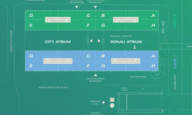 Thumbnail: Moderne Büroflächen im RIVERGATE