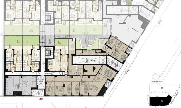 Thumbnail: Büroflächen in 1100 Wien