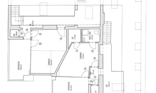 Thumbnail: Dachgeschoß Wohnung mit Terrasse und schönem Ausblick, Garagenplatz verfügbar