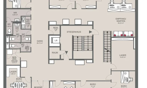 Thumbnail: Büroflächen mit viel Potential in 1050 Wien