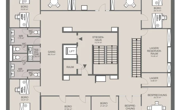 Thumbnail: Büroflächen mit viel Potential in 1050 Wien