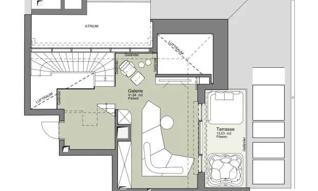 Thumbnail: Exquisites Penthouse mit Dachterrasse in bester Citylage