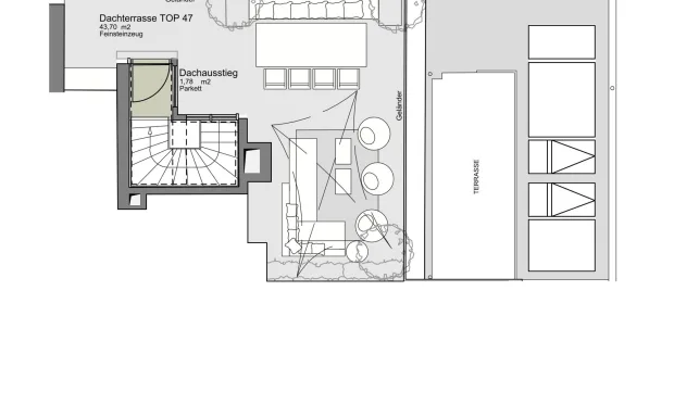 Thumbnail: Exquisites Penthouse mit Dachterrasse in bester Citylage