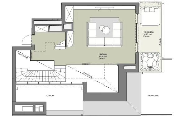 Thumbnail: Exquisites Penthouse mit Dachterrasse in bester Citylage
