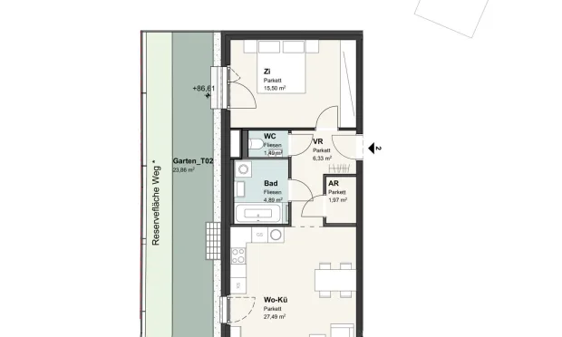 Thumbnail: Floé 225 - New apartments with outdoor spaces in a green location