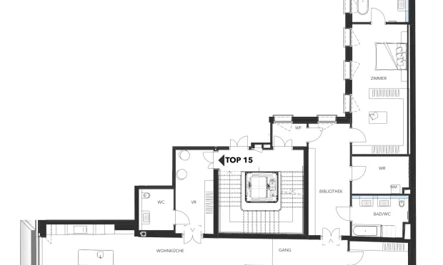 Thumbnail: Nahe der Wiener Staatsoper - Luxus-Penthouse