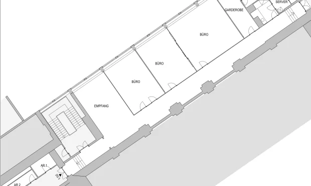 Thumbnail: Modernes Büro in historischer Wiener Börse