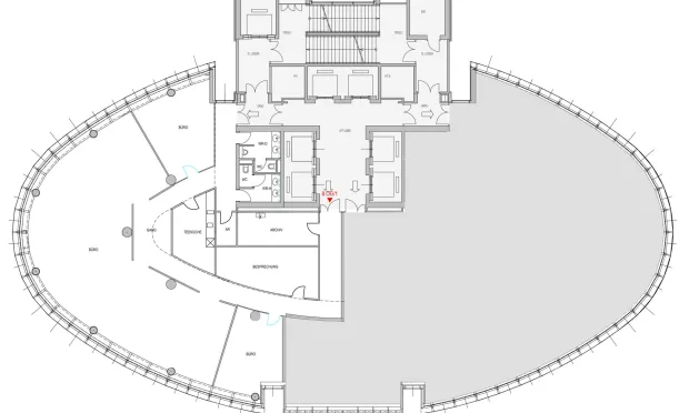 Thumbnail: ANDROMEDA TOWER - Loftartiges Büro