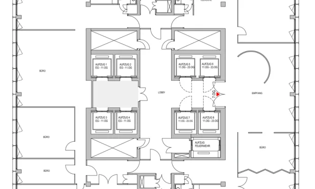 Thumbnail: ARES TOWER Moderne Büros mit Weitblick!