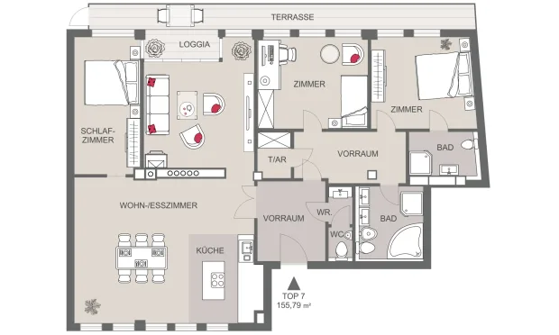 Thumbnail: Smarte Innenstadtwohnung am Goldenen H