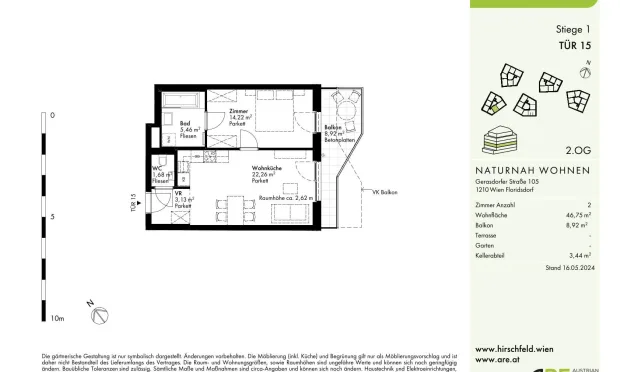 Thumbnail: Hirschfeld - First occupancy with outdoor spaces - sustainable living on the outskirts of the city!