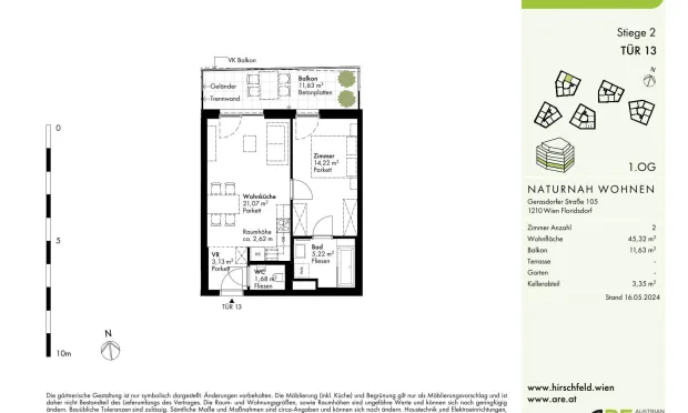 Thumbnail: Hirschfeld - First occupancy with outdoor spaces - sustainable living on the outskirts of the city!