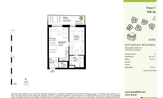 Thumbnail: Hirschfeld - First occupancy with outdoor spaces - sustainable living on the outskirts of the city!