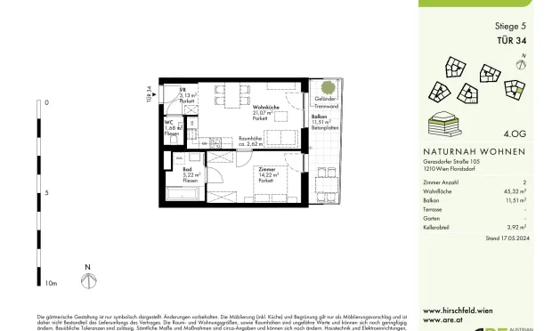 Thumbnail: Hirschfeld - First occupancy with outdoor spaces - sustainable living on the outskirts of the city!