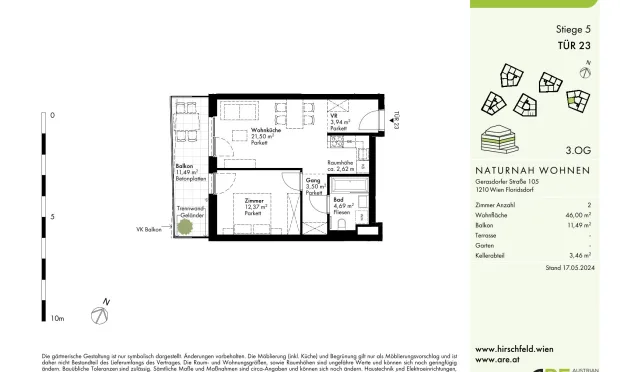 Thumbnail: Hirschfeld - First occupancy with outdoor spaces - sustainable living on the outskirts of the city!