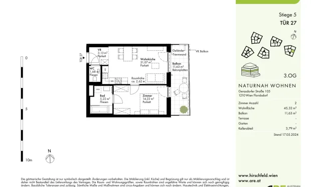 Thumbnail: Hirschfeld - First occupancy with outdoor spaces - sustainable living on the outskirts of the city!