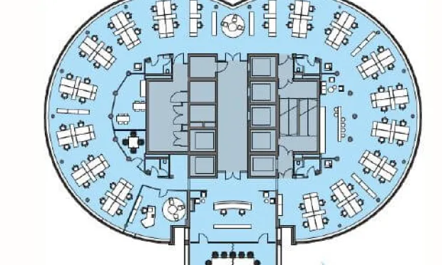 Thumbnail: MILLENNIUM TOWER - Moderne Büros mit Weitblick