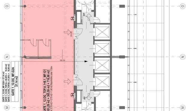 Thumbnail: Moderne Büroflächen im RIVERGATE