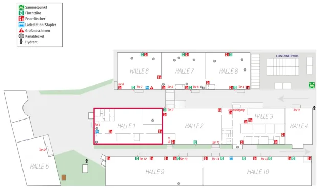 Thumbnail: Präsentative Lagerfläche