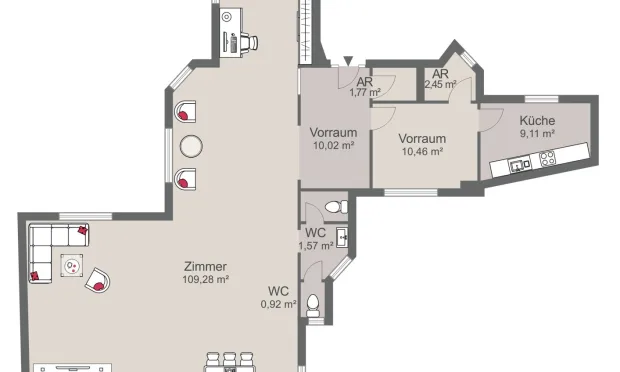 Thumbnail: DESIGN LOFT mitten im 1.Bezirk, ideal für Kreativberufe