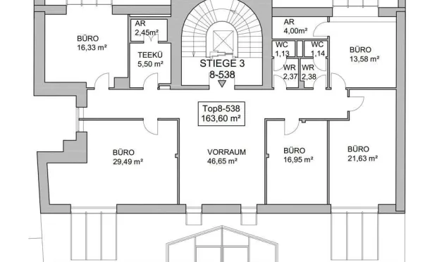 Thumbnail: Repräsentatives Büro in der Linken Wienzeile