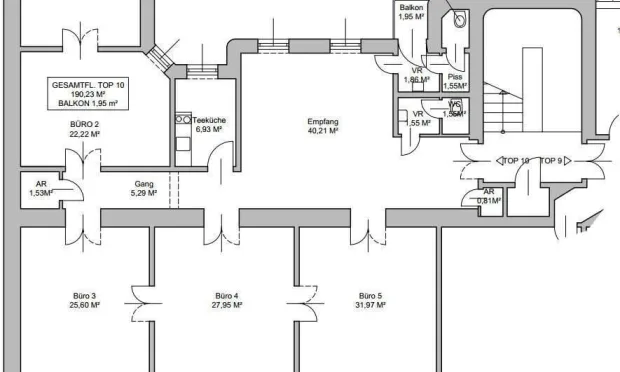 Thumbnail: Altbaubüro im 4. Bezirk