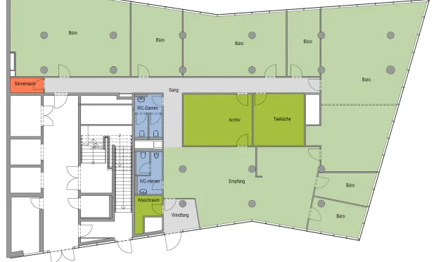 Thumbnail: Modernes Büro im Greenworx
