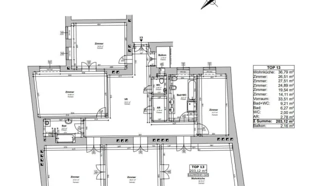Thumbnail: Klassischer Altbau, 6 Zimmer, Nähe Judenplatz