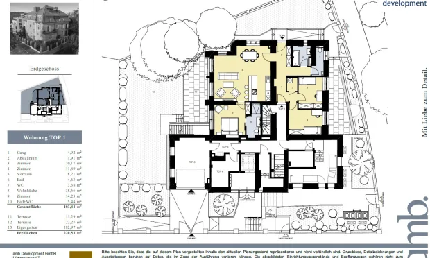 Thumbnail: Revitalized apartments  at the Döbling Cottage