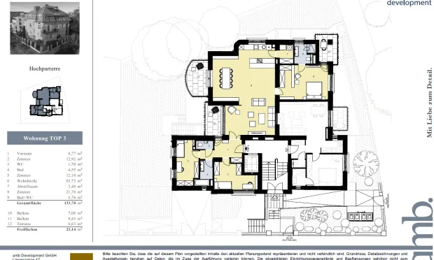 Thumbnail: Revitalized apartments  at the Döbling Cottage