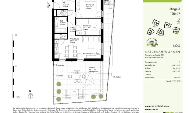 Thumbnail: Hirschfeld - First occupancy with outdoor spaces - sustainable living on the outskirts of the city!