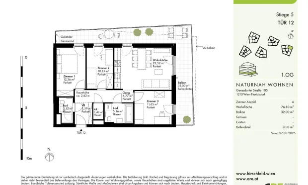 Thumbnail: Erstbezug – Idyllisch im Grünen – Großes Outdoor-Areal