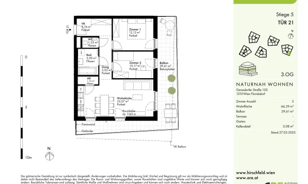 Thumbnail: Hirschfeld - First occupancy with outdoor spaces - sustainable living on the outskirts of the city!