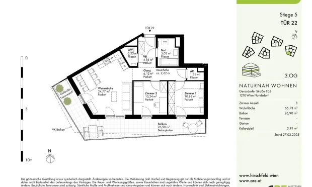 Thumbnail: Erstbezug – Idyllisch im Grünen – Großes Outdoor-Areal