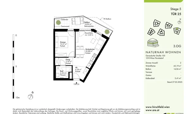 Thumbnail: Hirschfeld - First occupancy with outdoor spaces - sustainable living on the outskirts of the city!