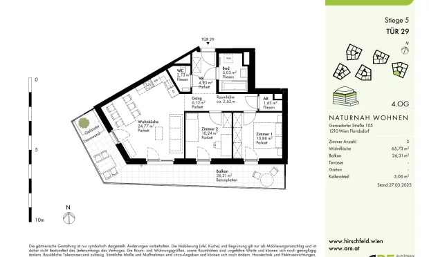 Thumbnail: Hirschfeld - First occupancy with outdoor spaces - sustainable living on the outskirts of the city!