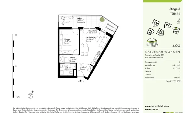 Thumbnail: Hirschfeld - First occupancy with outdoor spaces - sustainable living on the outskirts of the city!