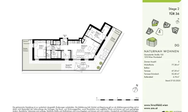 Thumbnail: Hirschfeld - First occupancy with outdoor spaces - sustainable living on the outskirts of the city!