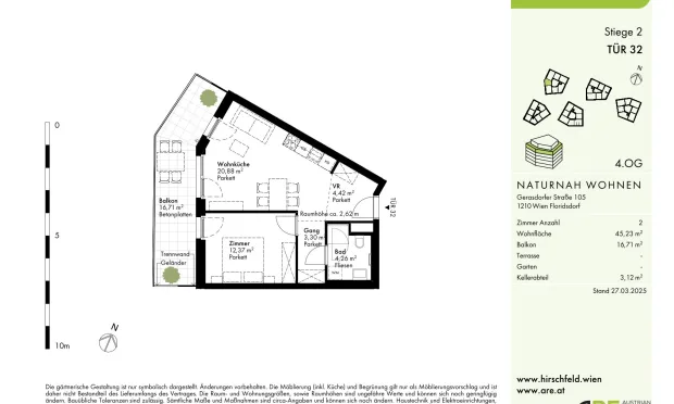 Thumbnail: Hirschfeld - First occupancy with outdoor spaces - sustainable living on the outskirts of the city!