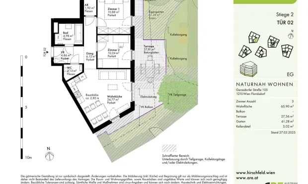 Thumbnail: Bezugsfertige Erstbezüge mit Außenflächen am Rande der Stadt!