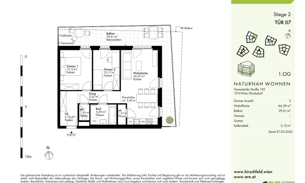 Thumbnail: „Das Hirschfeld“ Erstbezüge mit Außenflächen-nachhaltiges Wohnen am Rande der Stadt!