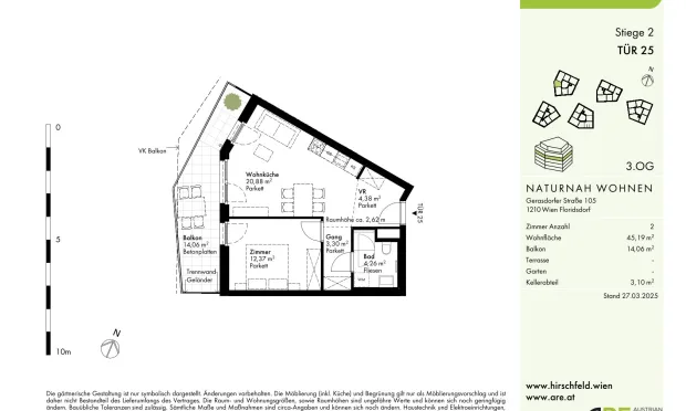 Thumbnail: Hirschfeld - First occupancy with outdoor spaces - sustainable living on the outskirts of the city!
