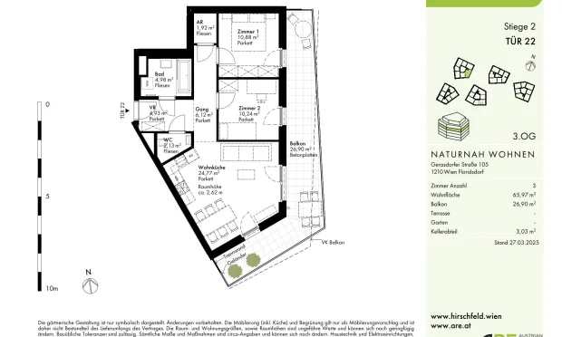 Thumbnail: „Das Hirschfeld“ Erstbezüge mit Außenflächen-nachhaltiges Wohnen am Rande der Stadt!