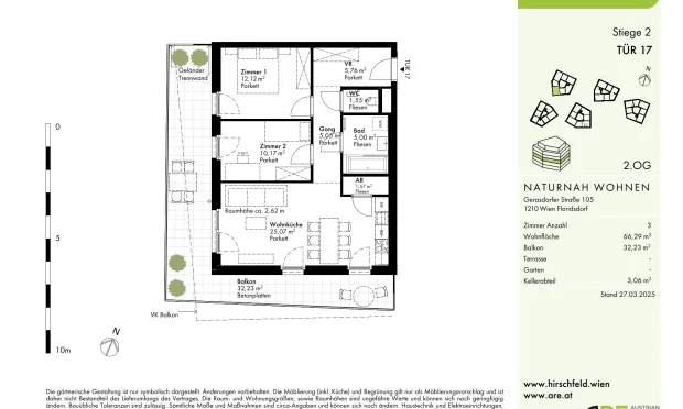Thumbnail: Hirschfeld - First occupancy with outdoor spaces - sustainable living on the outskirts of the city!