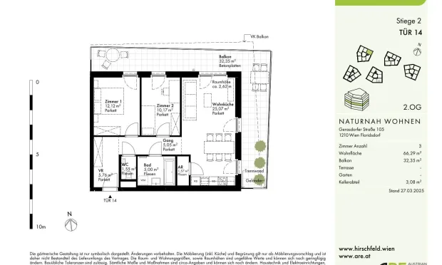 Thumbnail: Hirschfeld - First occupancy with outdoor spaces - sustainable living on the outskirts of the city!